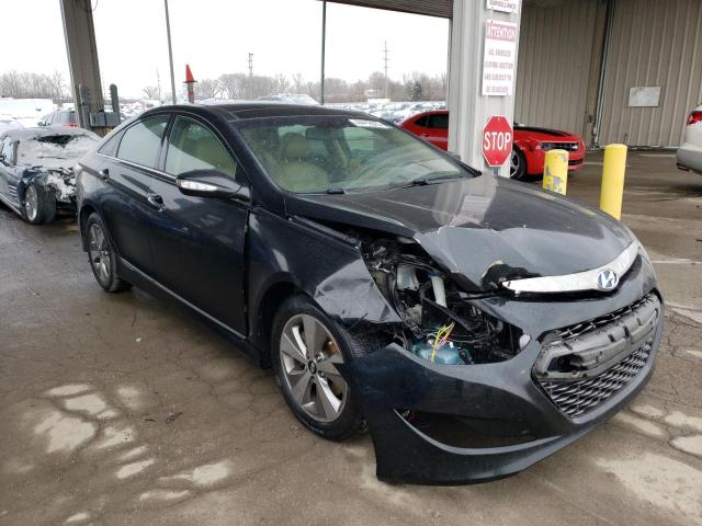 KMHEC4A44CA057317 - 2012 HYUNDAI SONATA HYBRID BLACK photo 4