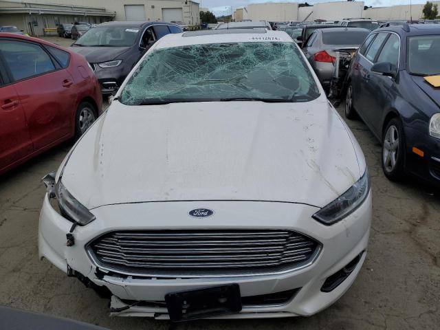 3FA6P0SU4DR273640 - 2013 FORD FUSION TITANIUM PHEV WHITE photo 5