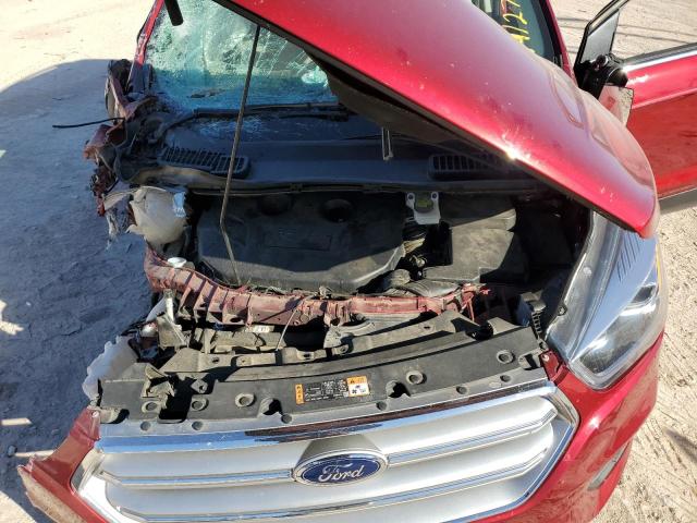 1FMCU0J93HUC95187 - 2017 FORD ESCAPE TITANIUM MAROON photo 11