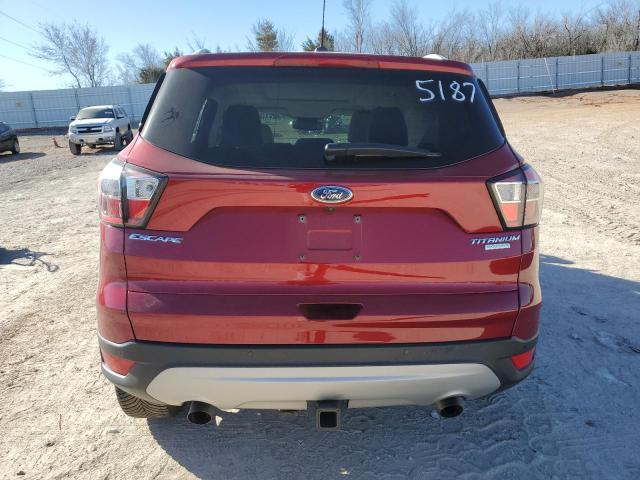 1FMCU0J93HUC95187 - 2017 FORD ESCAPE TITANIUM MAROON photo 6