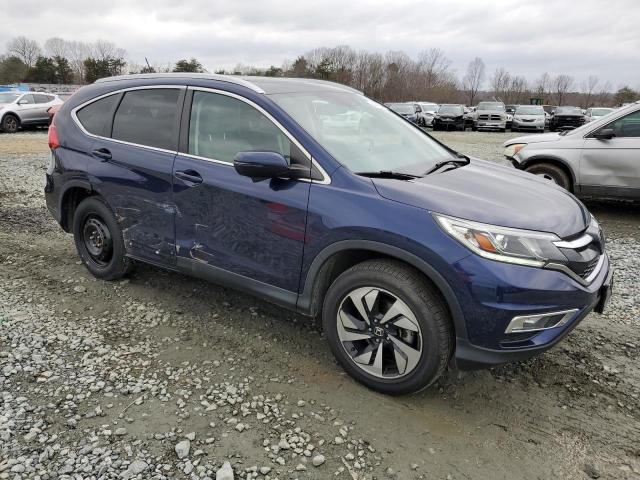 5J6RM3H95GL006508 - 2016 HONDA CR-V TOURING BLUE photo 4