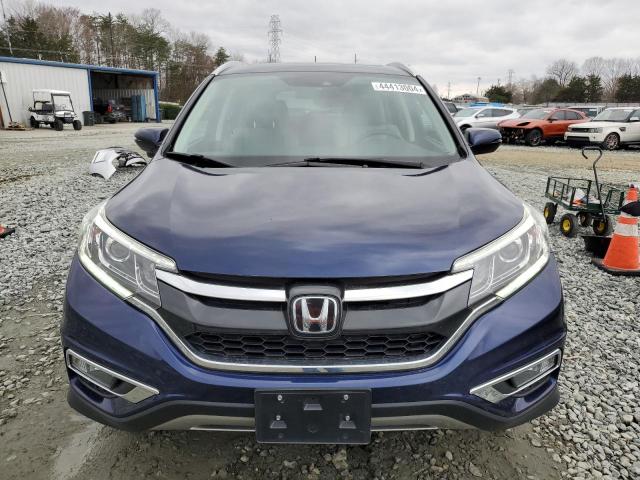 5J6RM3H95GL006508 - 2016 HONDA CR-V TOURING BLUE photo 5