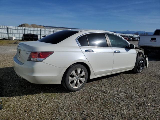 1HGCP36839A007329 - 2009 HONDA ACCORD EXL WHITE photo 3