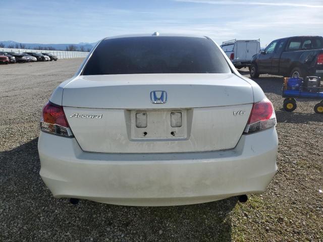 1HGCP36839A007329 - 2009 HONDA ACCORD EXL WHITE photo 6