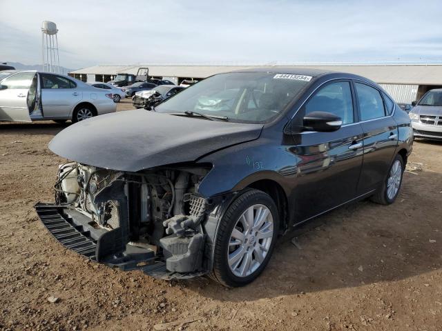 3N1AB7AP1DL665892 - 2013 NISSAN SENTRA S BLACK photo 1