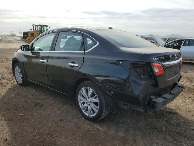 3N1AB7AP1DL665892 - 2013 NISSAN SENTRA S BLACK photo 2