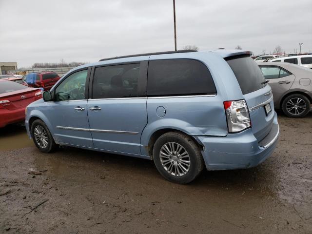 2C4RC1CG5DR730592 - 2013 CHRYSLER TOWN & COU TOURING L BLUE photo 2