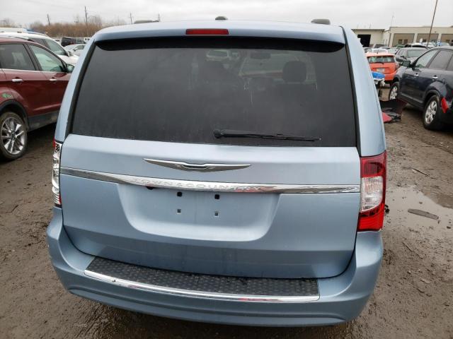 2C4RC1CG5DR730592 - 2013 CHRYSLER TOWN & COU TOURING L BLUE photo 6