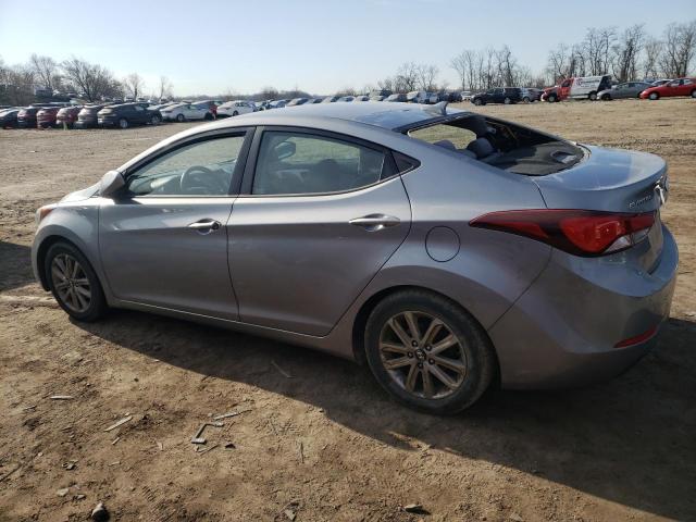 KMHDH4AEXGU479781 - 2016 HYUNDAI ELANTRA SE SILVER photo 2