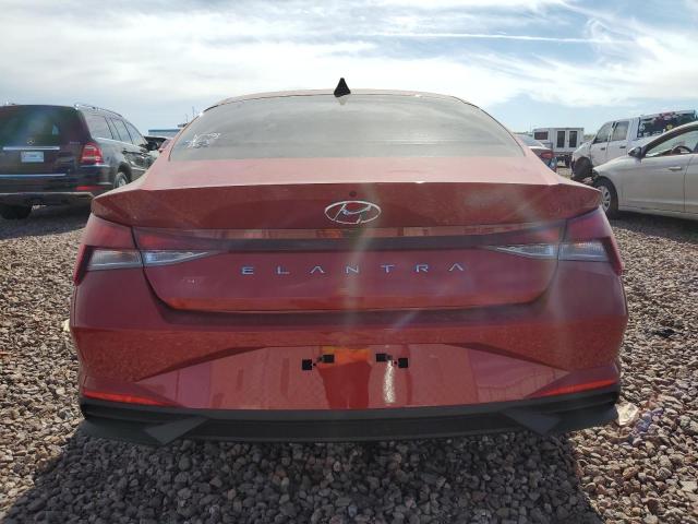 KMHLS4AG0PU465970 - 2023 HYUNDAI ELANTRA SEL RED photo 6