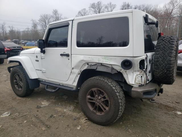 1C4AJWBG6HL542437 - 2017 JEEP WRANGLER SAHARA WHITE photo 2