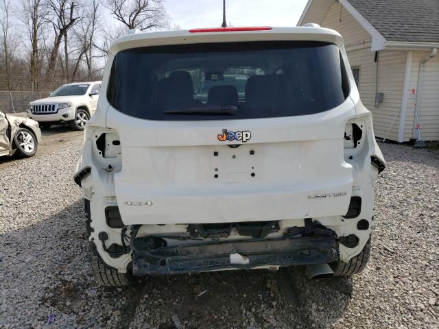 ZACCJBDT6GPD41711 - 2016 JEEP RENEGADE LIMITED WHITE photo 6