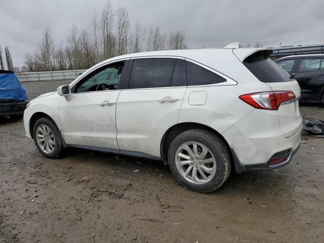 5J8TB4H31GL025724 - 2016 ACURA RDX WHITE photo 2