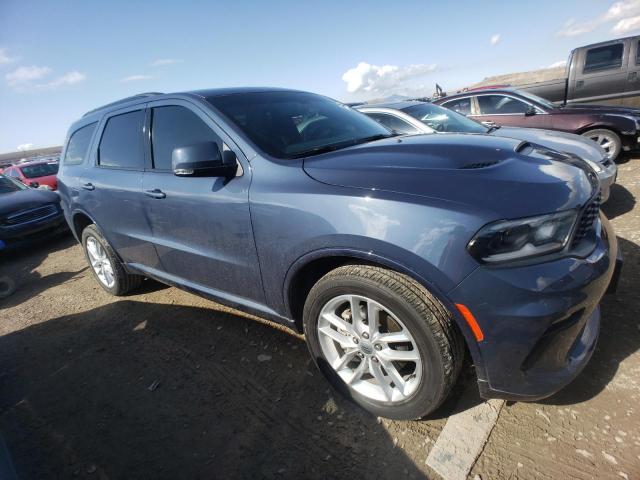 1C4RDJDG8MC664494 - 2021 DODGE DURANGO GT BLUE photo 4