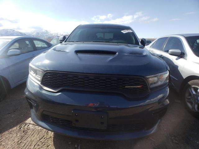 1C4RDJDG8MC664494 - 2021 DODGE DURANGO GT BLUE photo 5