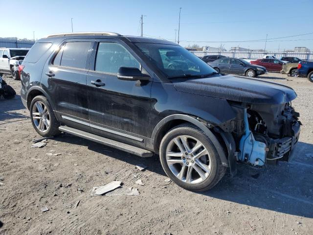 1FM5K7D87HGA56301 - 2017 FORD EXPLORER XLT BLACK photo 4