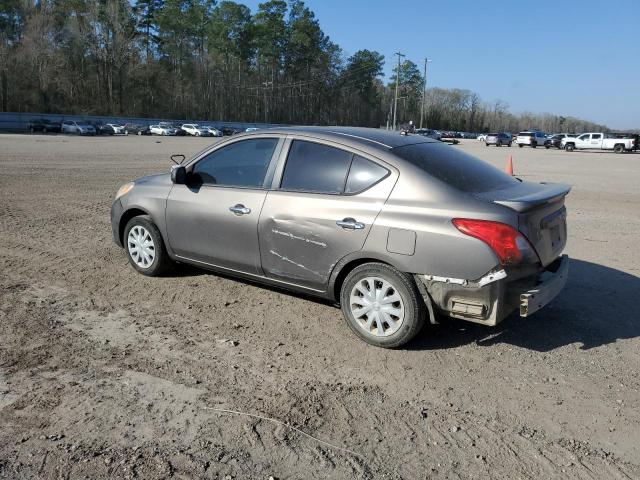 3N1CN7AP0DL860558 - 2013 NISSAN VERSA S GRAY photo 2