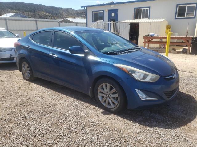 KMHDH4AE1FU355008 - 2015 HYUNDAI ELANTRA SE BLUE photo 4