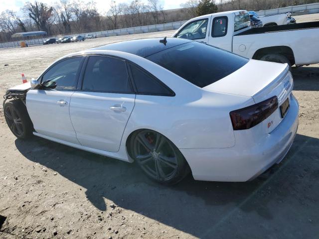 WAUF2AFC0EN037407 - 2014 AUDI S6 WHITE photo 2