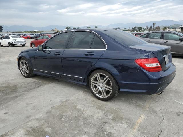 WDDGF4HB1CA645951 - 2012 MERCEDES-BENZ C 250 BLUE photo 2