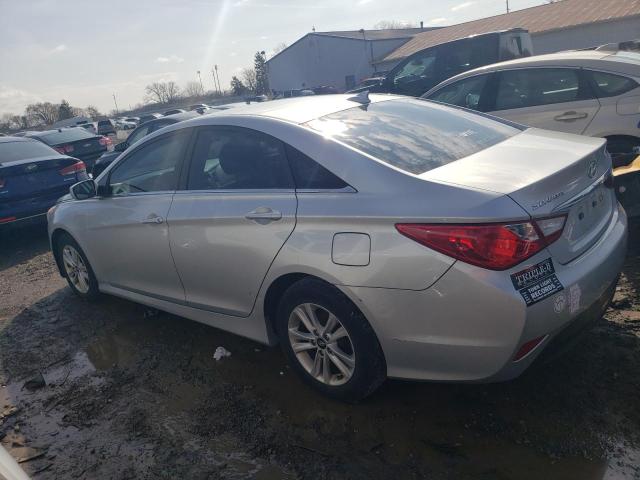 5NPEB4AC9EH833757 - 2014 HYUNDAI SONATA GLS SILVER photo 2