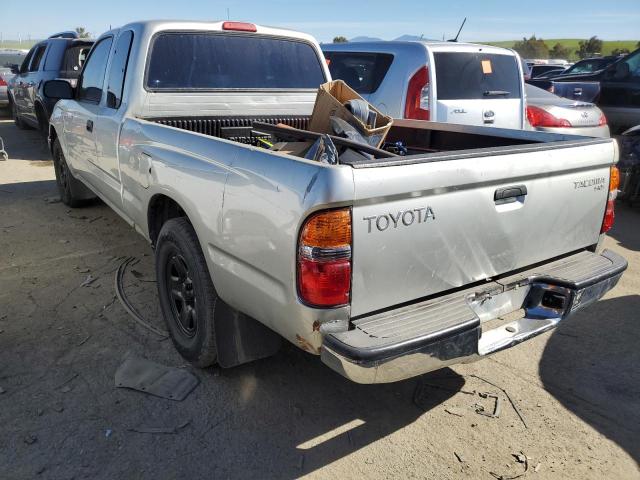 5TEVL52N91Z871399 - 2001 TOYOTA TACOMA XTRACAB SILVER photo 2