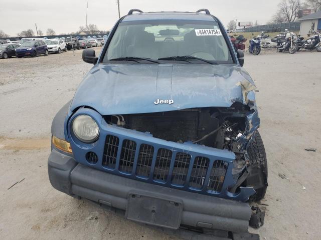 1J4GL48K56W271932 - 2006 JEEP LIBERTY SPORT BLUE photo 5