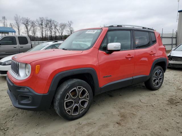 ZACCJBDT6GPC53306 - 2016 JEEP RENEGADE LIMITED RED photo 1