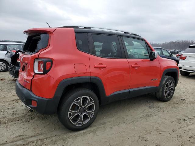 ZACCJBDT6GPC53306 - 2016 JEEP RENEGADE LIMITED RED photo 3