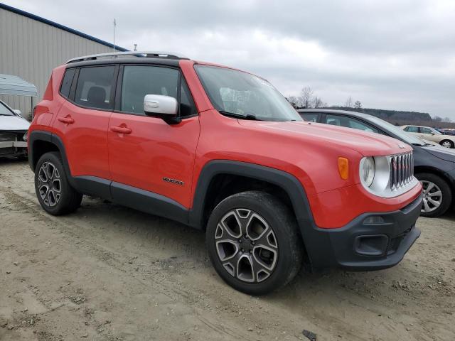 ZACCJBDT6GPC53306 - 2016 JEEP RENEGADE LIMITED RED photo 4