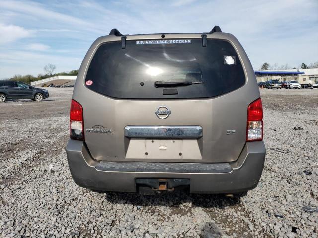 5N1AR18U06C666611 - 2006 NISSAN PATHFINDER LE 棕色 照片 6