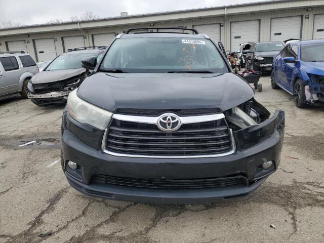 5TDJKRFH9GS237559 - 2016 TOYOTA HIGHLANDER XLE BLACK photo 5