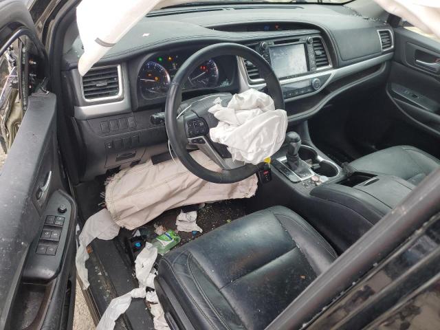 5TDJKRFH9GS237559 - 2016 TOYOTA HIGHLANDER XLE BLACK photo 8