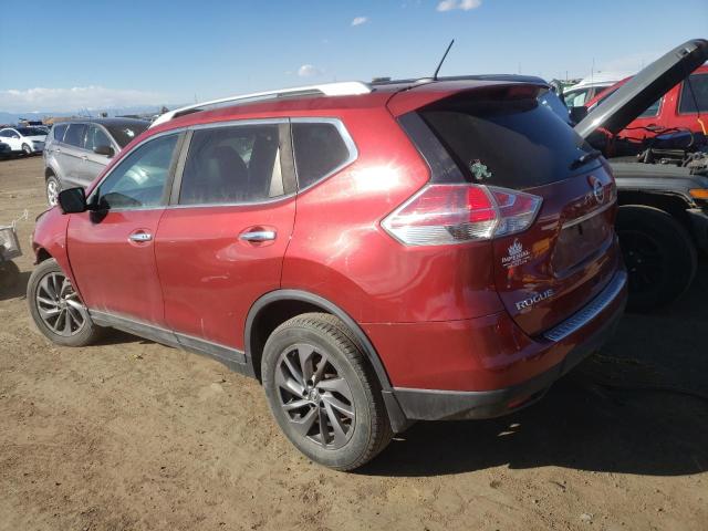 5N1AT2MV8GC825561 - 2016 NISSAN ROGUE S RED photo 2