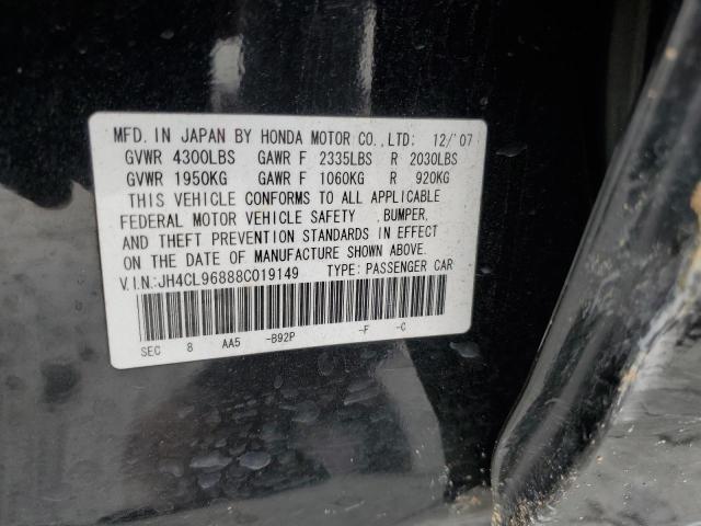 JH4CL96888C019149 - 2008 ACURA TSX BLACK photo 13