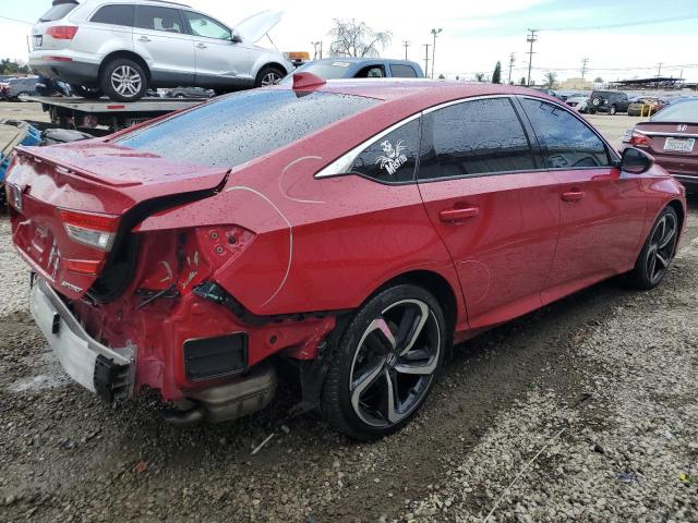 1HGCV1F31LA095982 - 2020 HONDA ACCORD SPORT RED photo 3