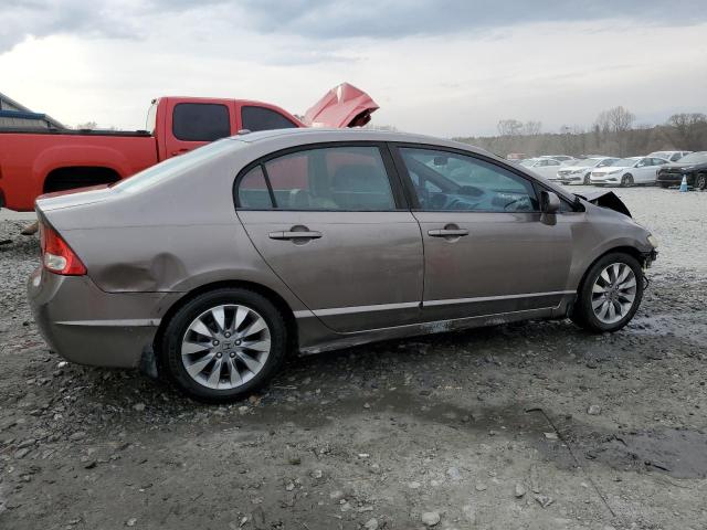 1HGFA16969L014016 - 2009 HONDA CIVIC EXL GRAY photo 3