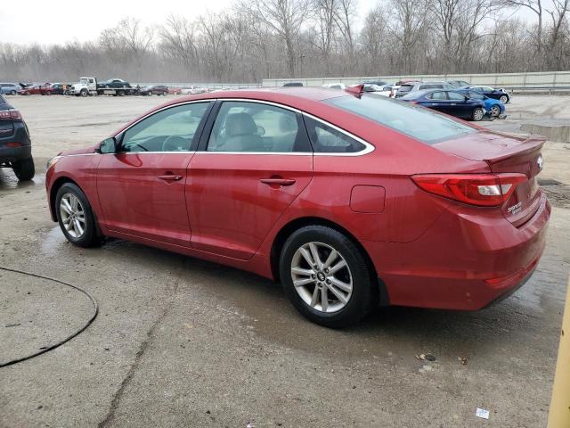 5NPE24AF7GH295007 - 2016 HYUNDAI SONATA SE RED photo 2