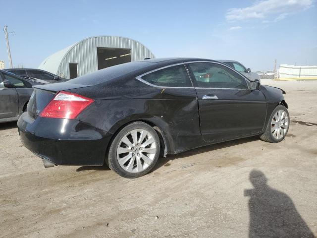 1HGCS22838A009353 - 2008 HONDA ACCORD EXL BLACK photo 3