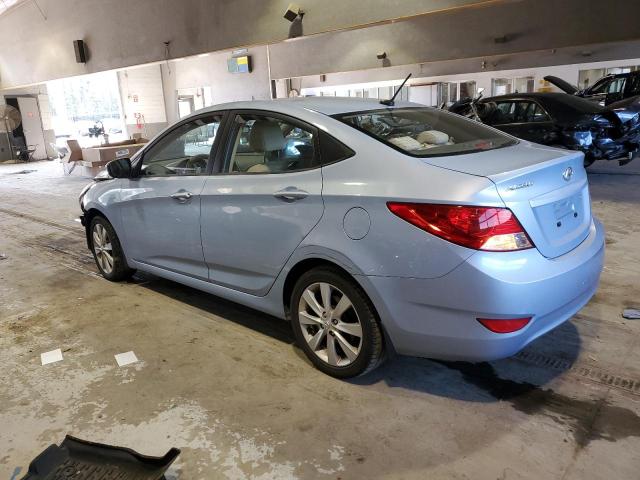 KMHCU4AE9CU169381 - 2012 HYUNDAI ACCENT GLS BLUE photo 2