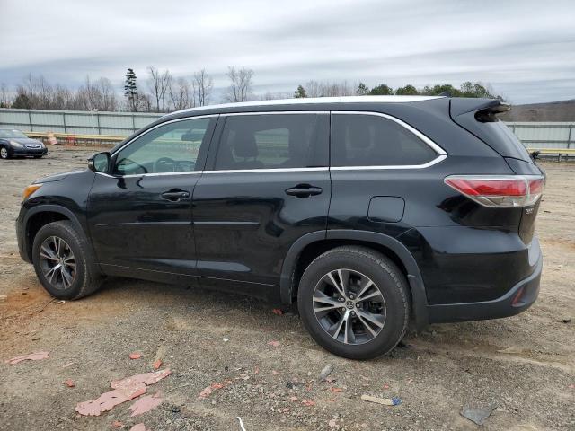 5TDJKRFH3GS332926 - 2016 TOYOTA HIGHLANDER XLE BLACK photo 2