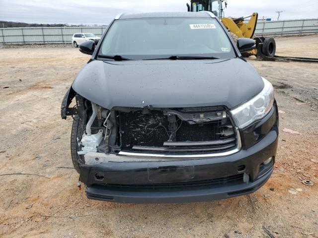 5TDJKRFH3GS332926 - 2016 TOYOTA HIGHLANDER XLE BLACK photo 5