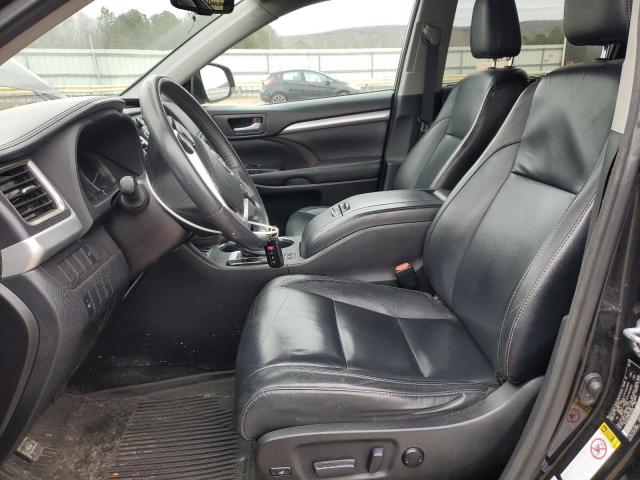 5TDJKRFH3GS332926 - 2016 TOYOTA HIGHLANDER XLE BLACK photo 7