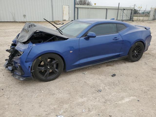 1G1FF1R77K0122025 - 2019 CHEVROLET CAMARO SS BLUE photo 1