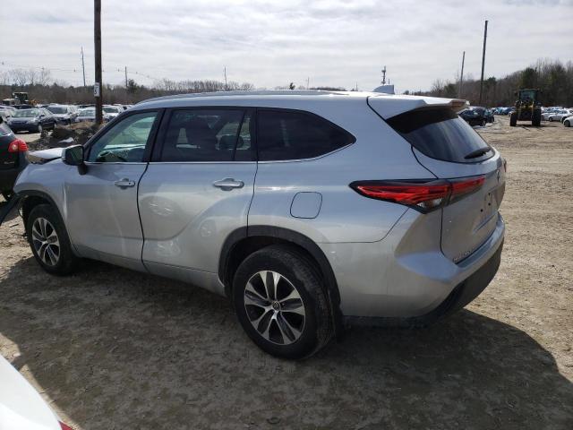 5TDGZRBH4NS575878 - 2022 TOYOTA HIGHLANDER XLE ვერცხლისფერი ფოტო 2