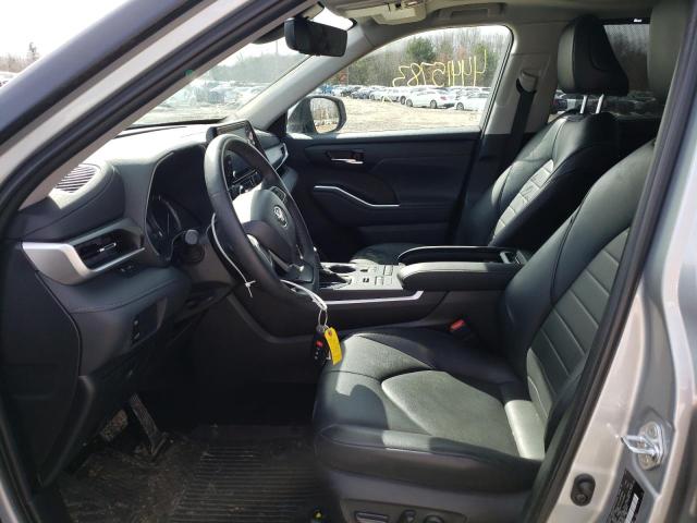 5TDGZRBH4NS575878 - 2022 TOYOTA HIGHLANDER XLE ვერცხლისფერი ფოტო 7