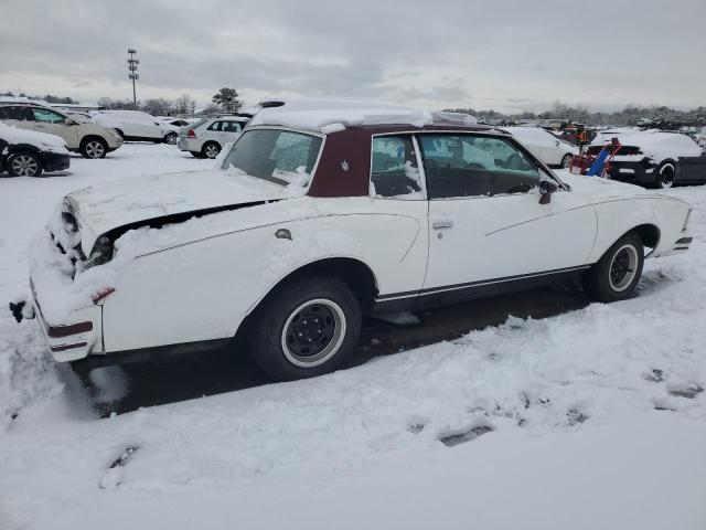 1Z37U8B494725 - 1978 CHEVROLET MONTECARLO WHITE photo 3
