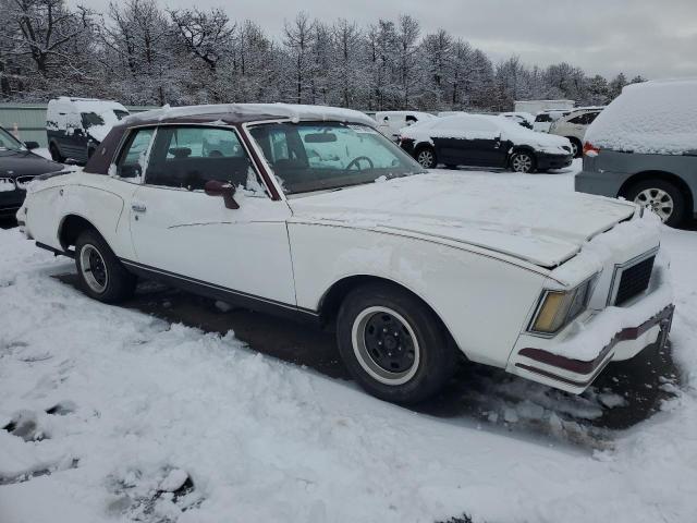 1Z37U8B494725 - 1978 CHEVROLET MONTECARLO WHITE photo 4