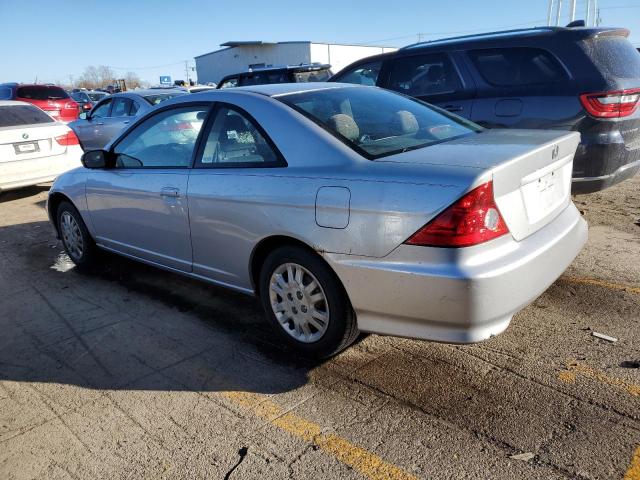 1HGEM22685L030409 - 2005 HONDA CIVIC LX SILVER photo 2