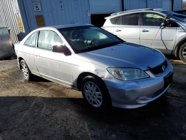 1HGEM22685L030409 - 2005 HONDA CIVIC LX SILVER photo 4